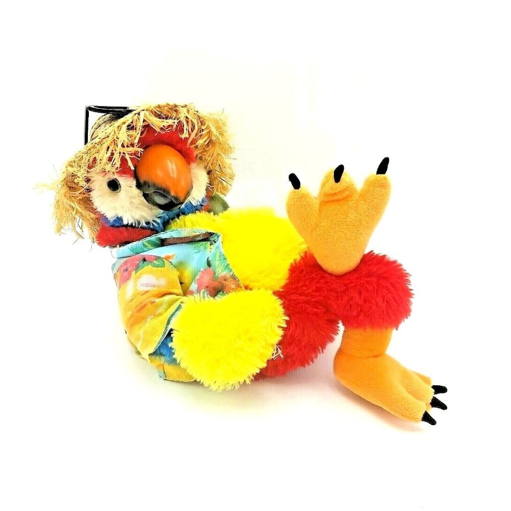 Cuddle Barn Parrot Laid Back Louie Singing Plush Don't Worry Be Happy Animated